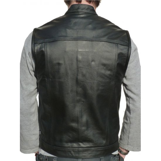 JTS 504 Leather Waistcoat